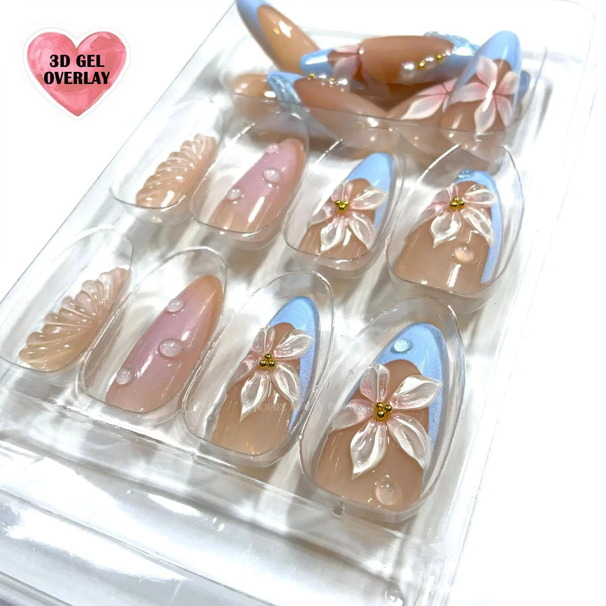 Boujee Beauty Press-On Nails Bliss 3D