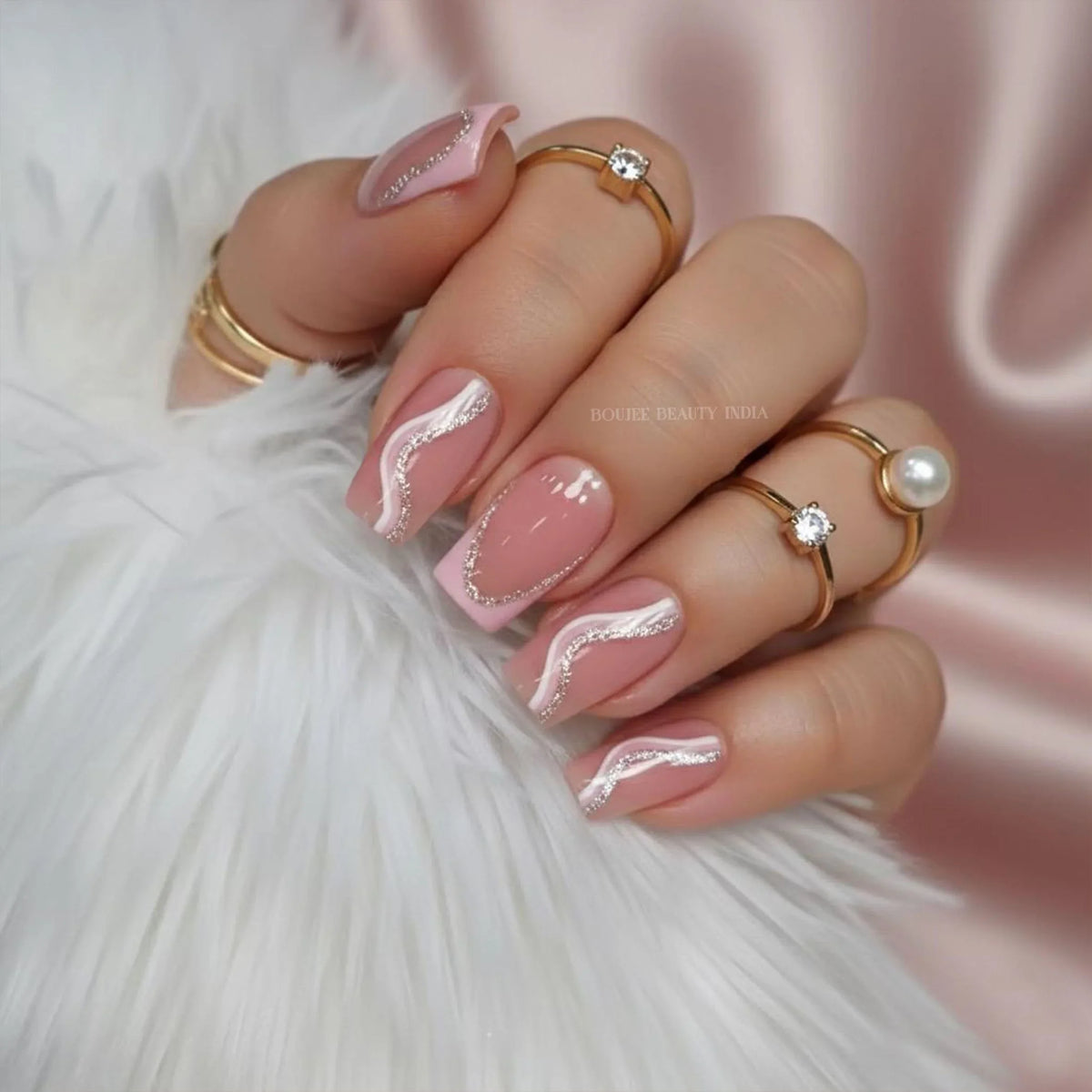 Boujee Beauty Press-On Nails Dia
