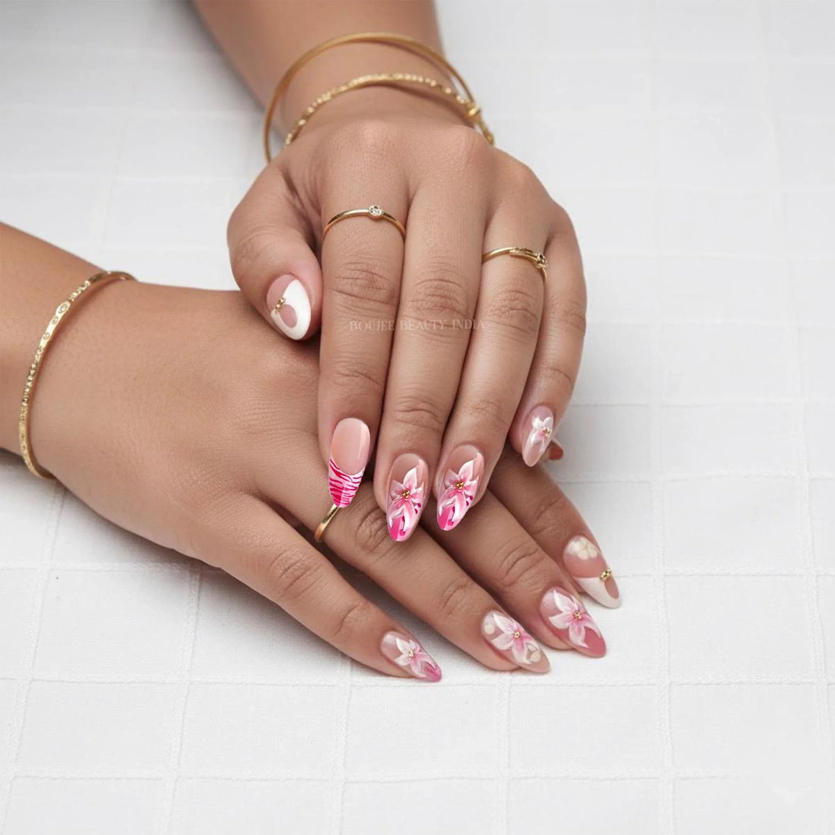 Boujee Beauty Press-On Nails Orchid