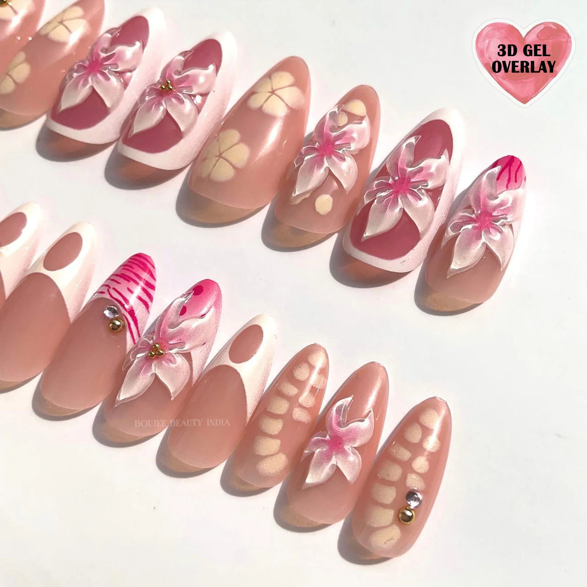 Boujee Beauty Press-On Nails Orchid