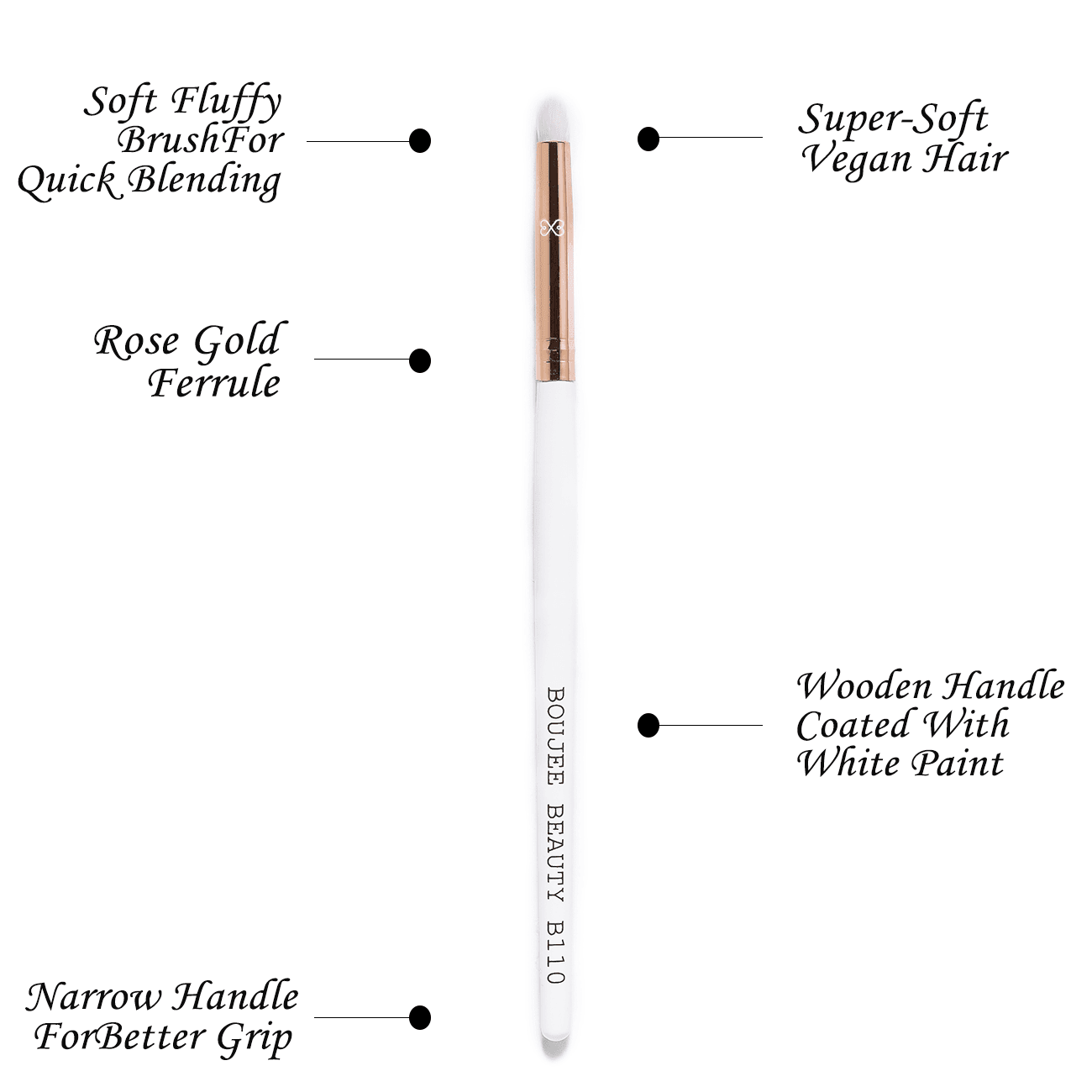 Small Pencil Brush - Boujee Beauty