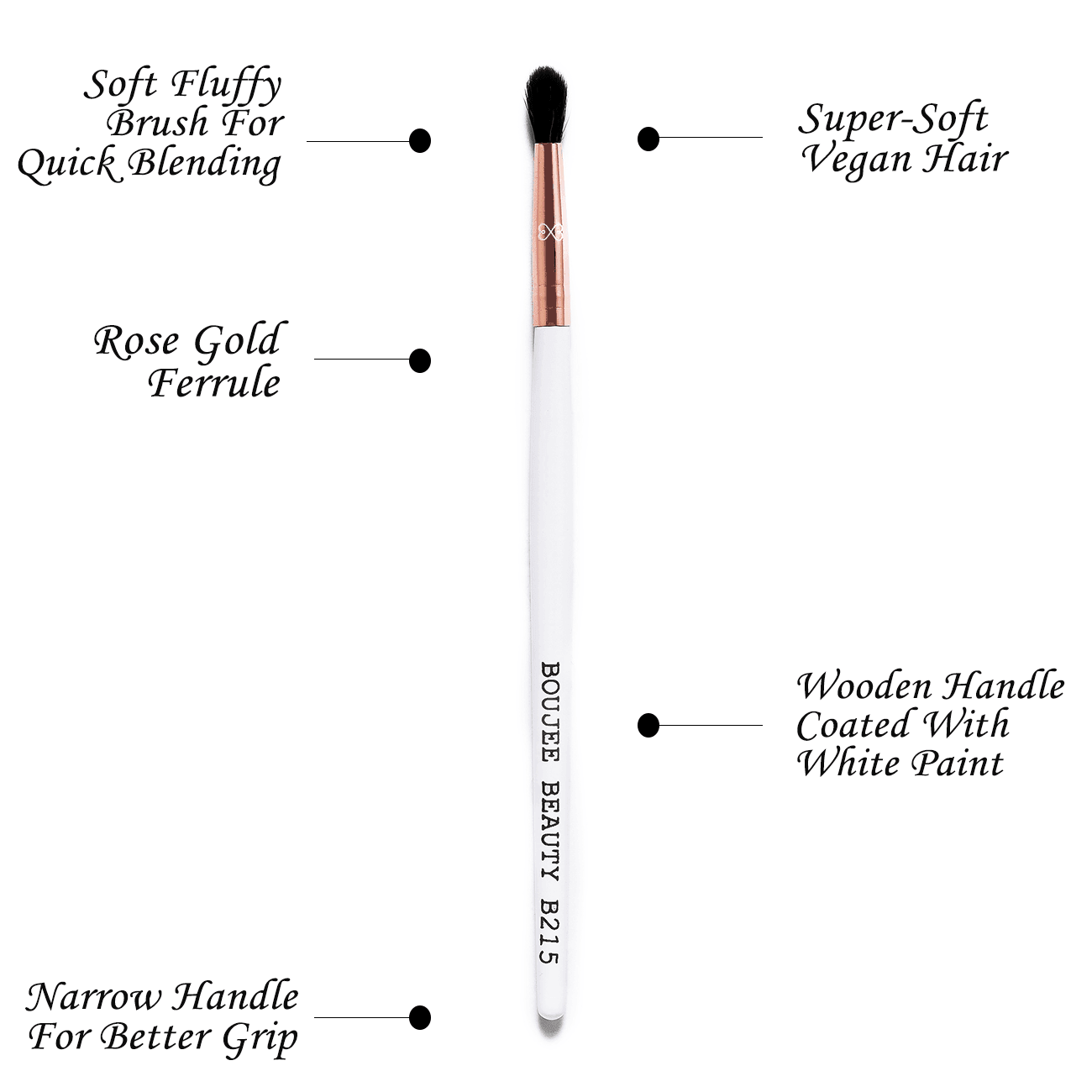 Small Fluffy Blending Brush - Boujee Beauty