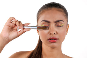 Model showing Boujee_Beauty_Multichrome_Eyeliner_Passion