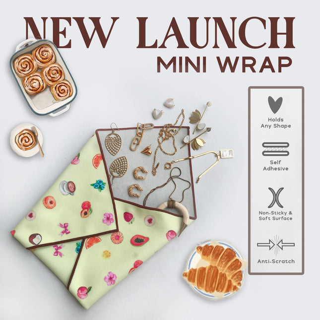 Boujee Beauty Mini Magic Wrap compact travel makeup organizer in the color butter