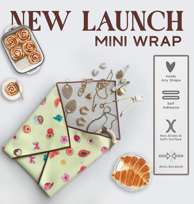 Boujee Beauty Mini Magic Wrap compact travel makeup organizer in the color butter