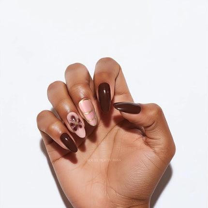 Boujee Beauty Press-On Nails Chocolate