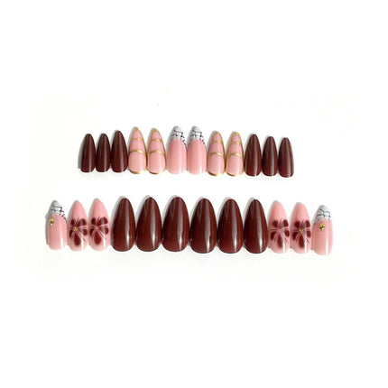 Boujee Beauty Press-On Nails Chocolate