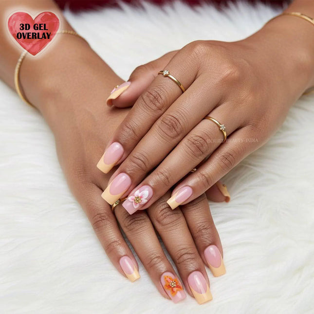 Boujee Beauty Press-On Nails Tangerine