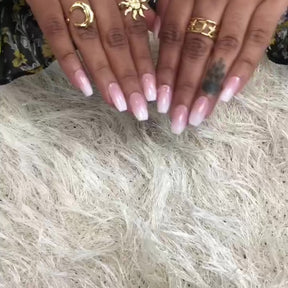 Boujee Beauty Press-on Nails French Ombre