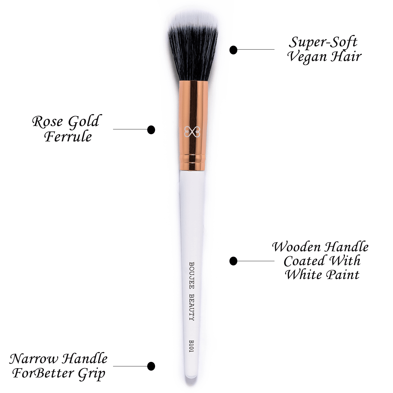 Duo-Fibre Foundation Brush - Boujee Beauty