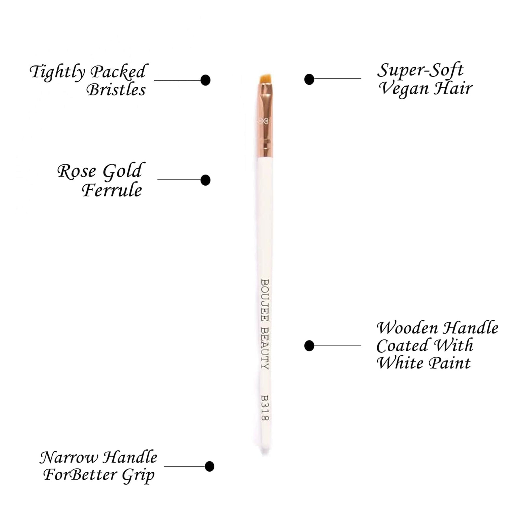 Angled Eyeliner Brush - Boujee Beauty