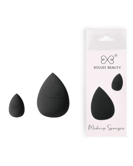 2Pcs Black Makeup Sponge Set - Boujee Beauty
