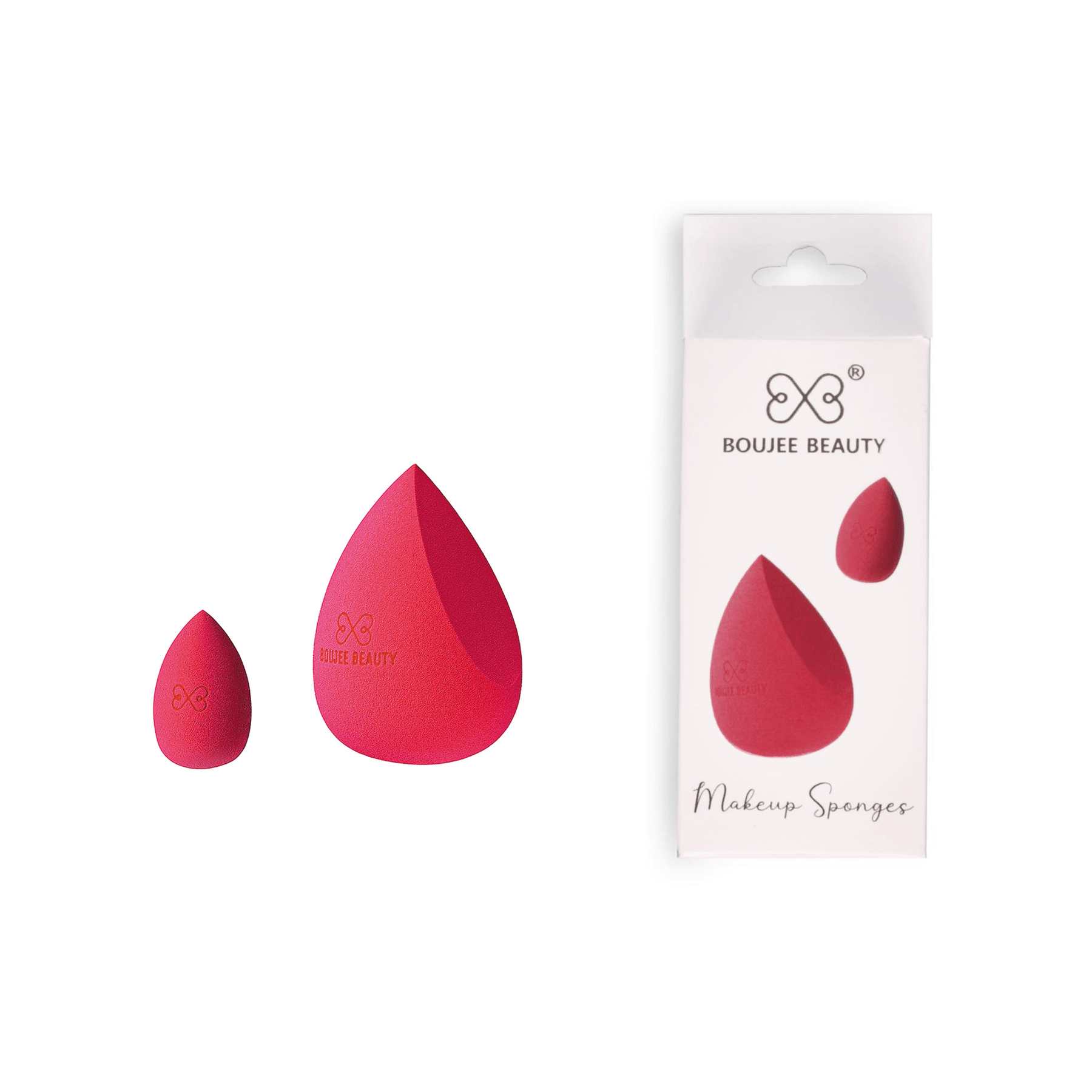 2Pcs Pink Makeup Sponge Set - Boujee Beauty